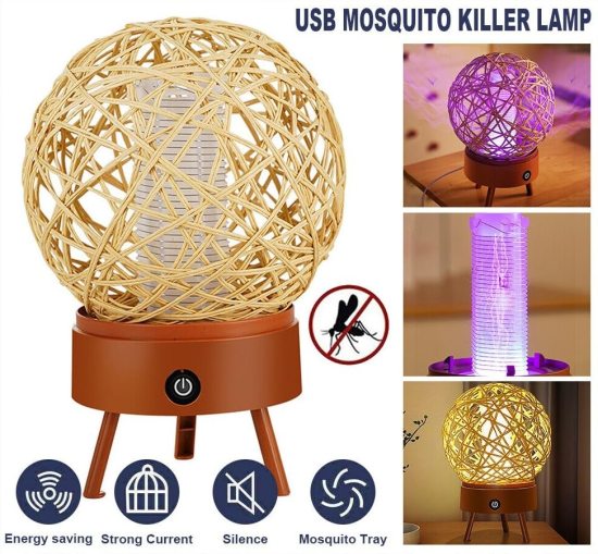Silent & Safe Mosquito Night Trap Light