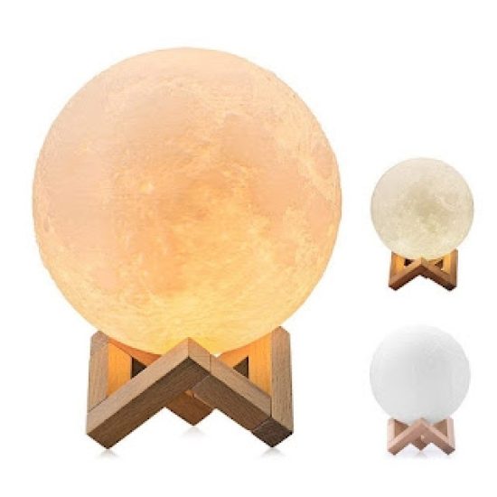 3D Moon Lamp with Touch Control