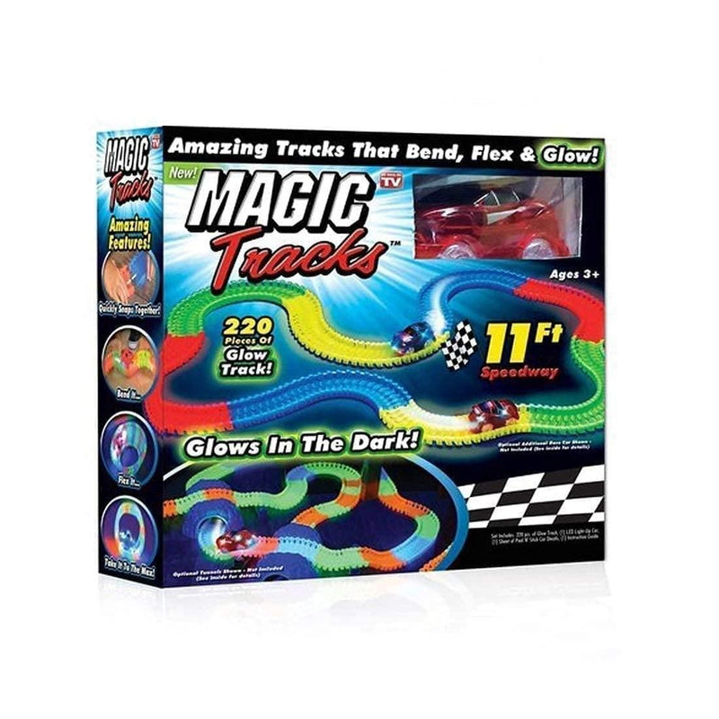 Glowing Race Track Magic! Bend & Flex Fun